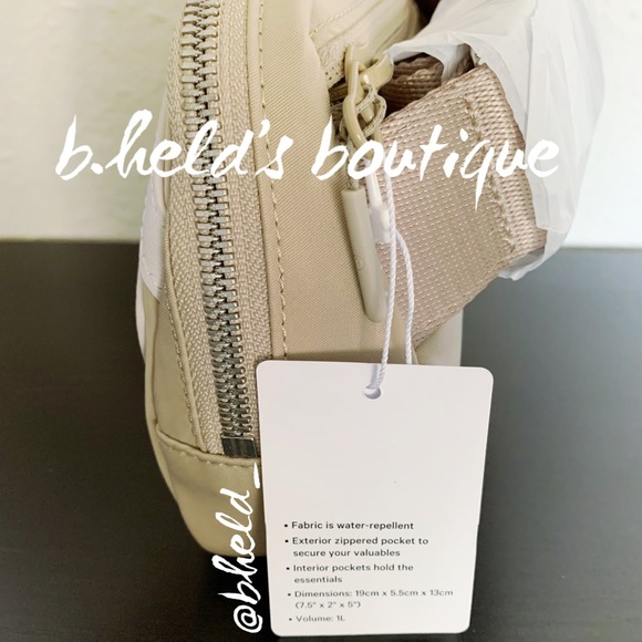 lululemon Everywhere Belt Bag in Trench/White Opal Logo OS (1L) Brand New NWT - Picture 4 of 15